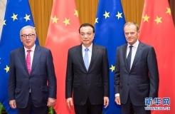 第二十次中国欧盟领导人会晤联合声明欢迎IP Key China项目的成功启动