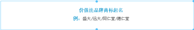 如何取一个华丽的商标名？