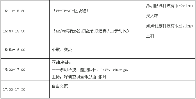 【论坛邀请】| “ 中国（深圳）数字版权峰会—影游联动•VR/AR产业化“