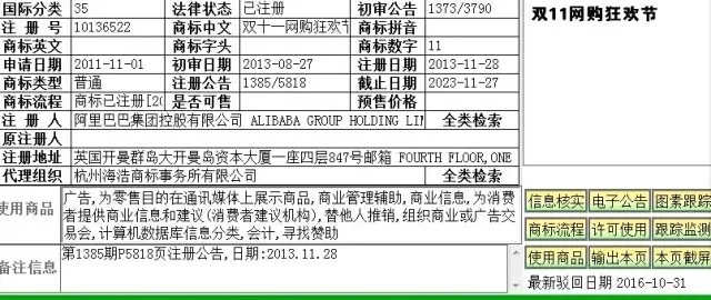 再议“双十一”商标：为什么一个“防御性商标”最后却备受道德谴责？