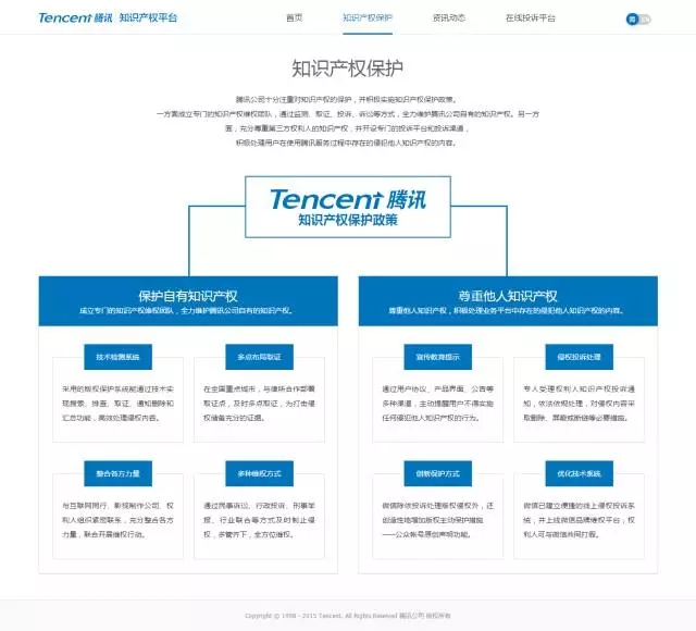 腾讯知识产权平台正式上线，持续发力知识产权保护