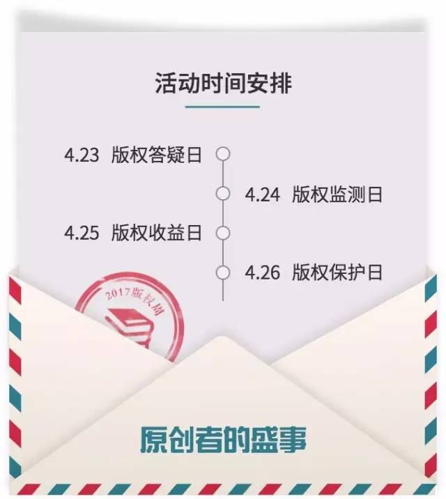 千位原创作者联合倡议，一场不容错过的版权盛事——2017版权周