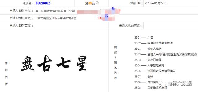 法院判决北京盘古七星酒店“盘古”商标侵权，停止侵权行为