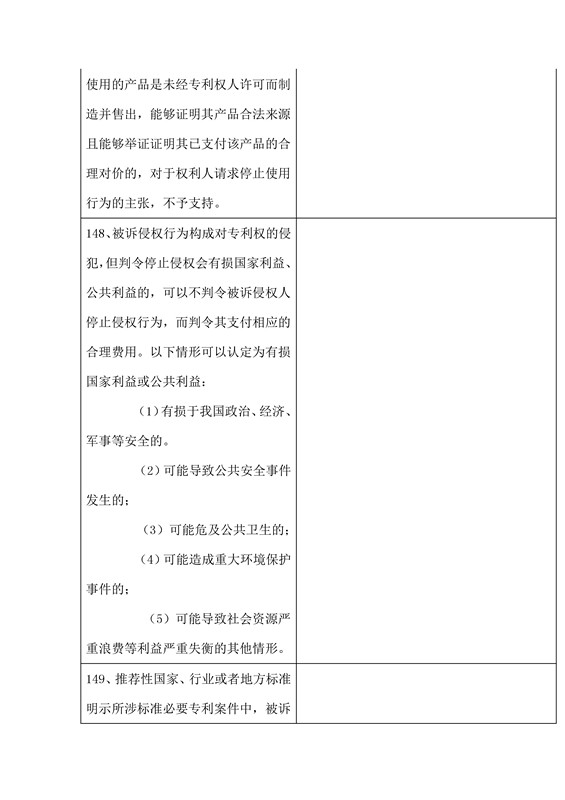 专利侵权判定指南2017与2013对比表（下）