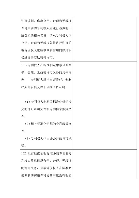 专利侵权判定指南2017与2013对比表（下）