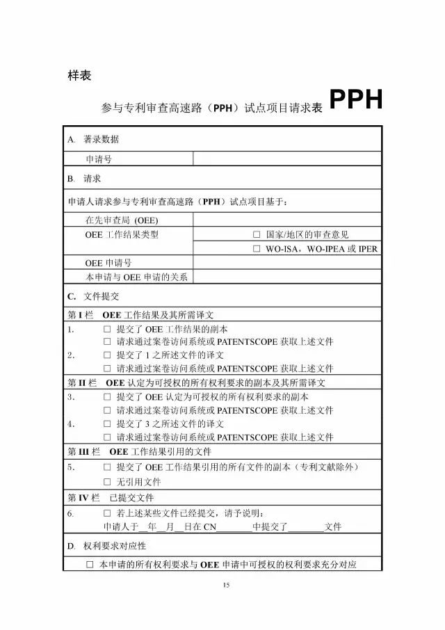 「中新PPH试点」再延长两年！并增PCT-PPH合作模式