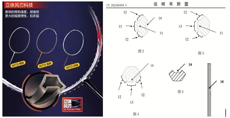 这四种「羽毛球拍」里到底藏了哪些专利？