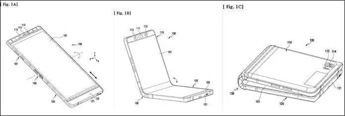 2018热门「可折叠式手机专利图纸」对比！