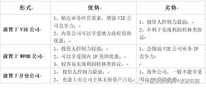 VIE模式企业的知识产权策略构建