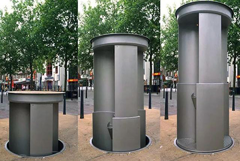荷兰的公厕是从地上冒出来的，你还没见过吧？