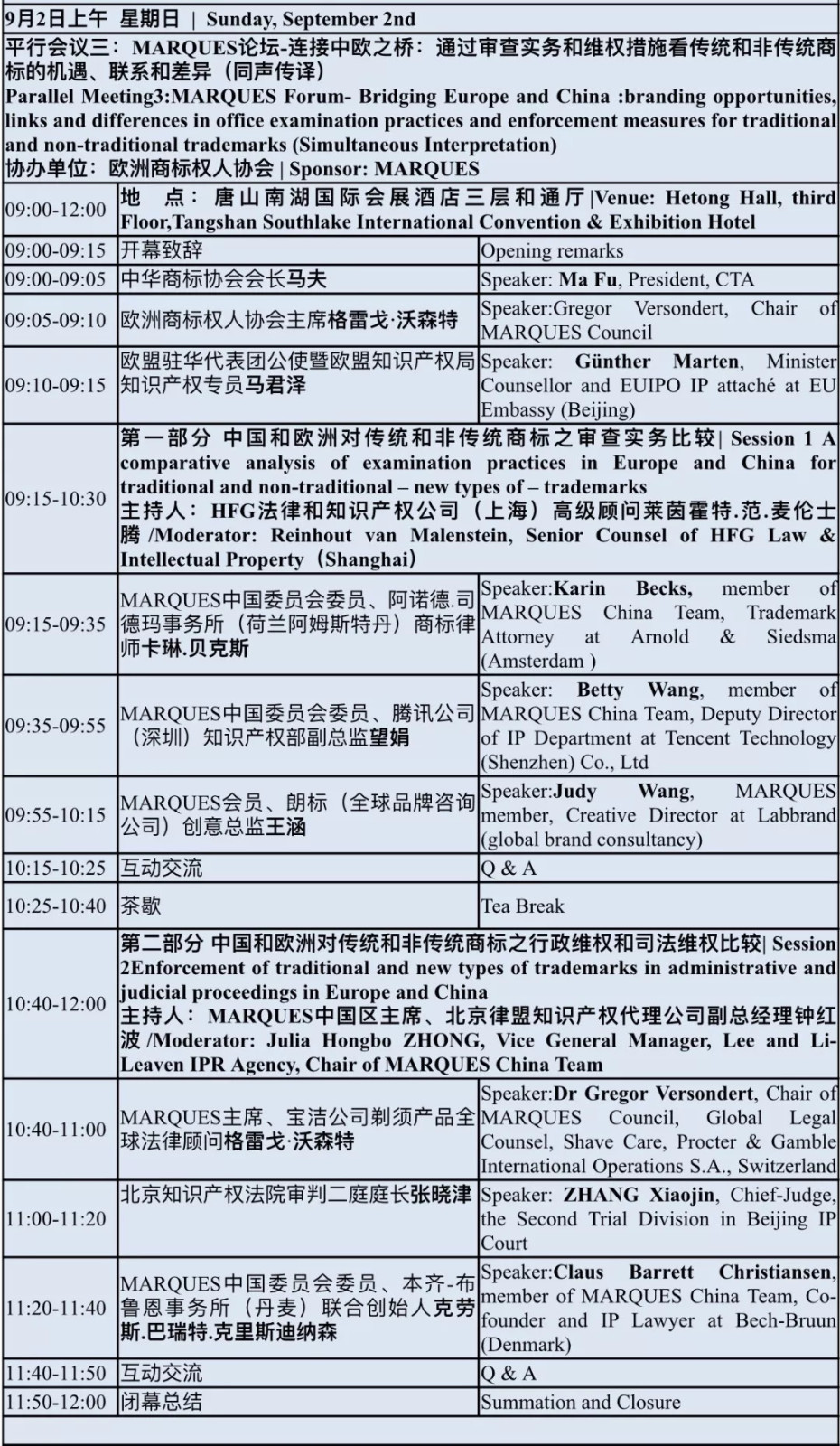 2018中国国际商标品牌节（议程全文）