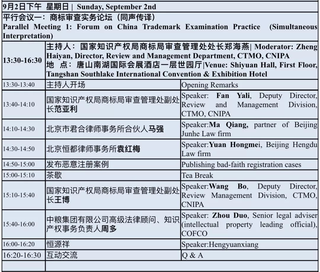 2018中国国际商标品牌节（议程全文）