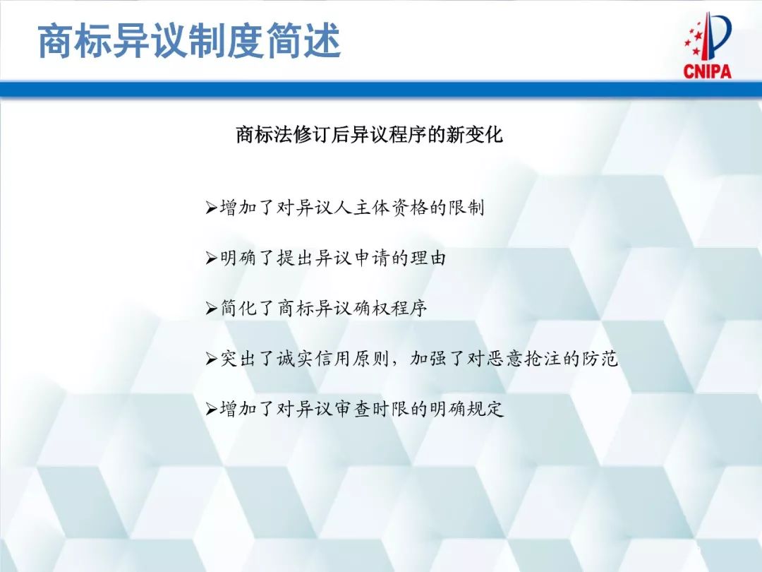 商标局解读：商标异议的形式审查与问题分析