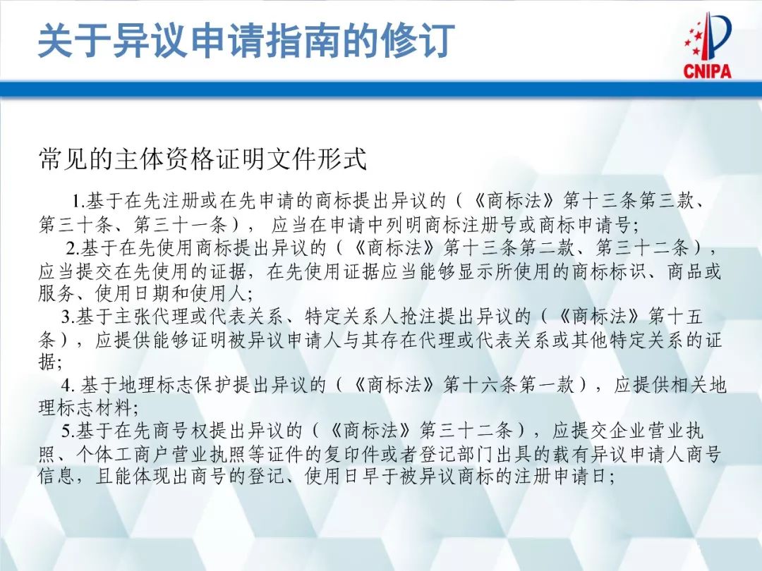 商标局解读：商标异议的形式审查与问题分析