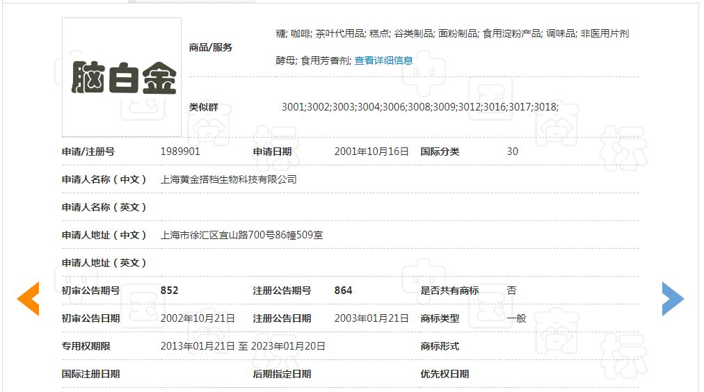 「脑黑金」商标复审被驳回的理由