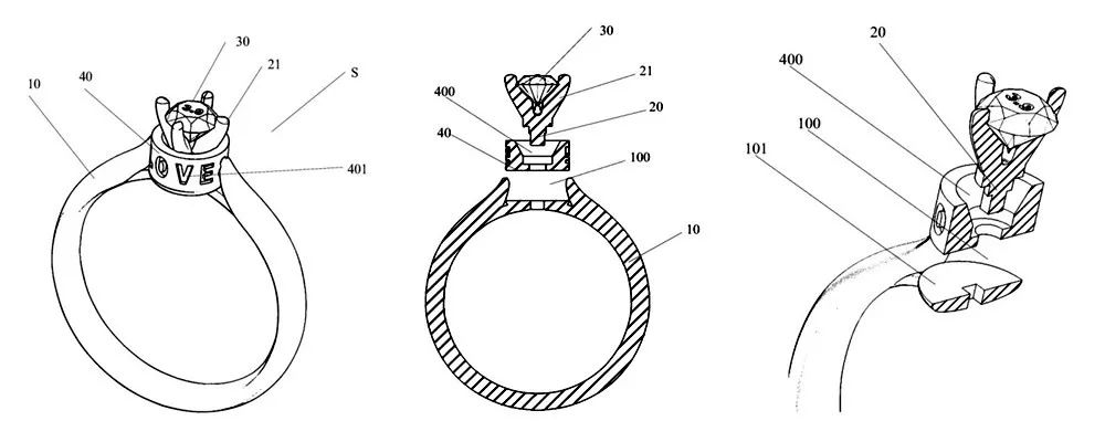 情人节，细数珠宝专利——以爱之铭