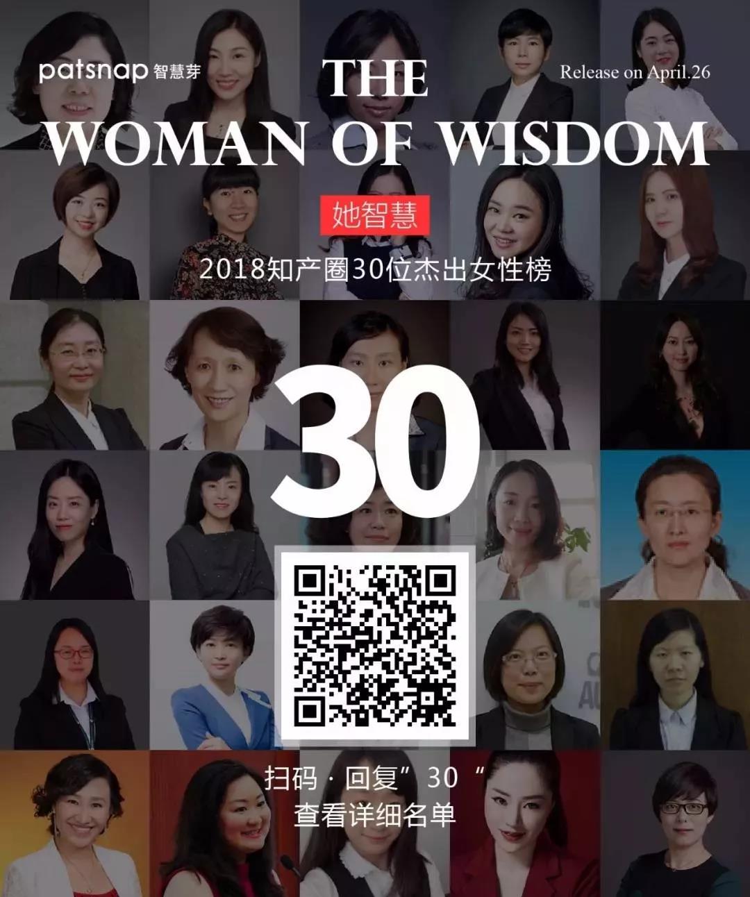 征集 | 2019 知产圈 30 位杰出女性：她智慧，她力量！