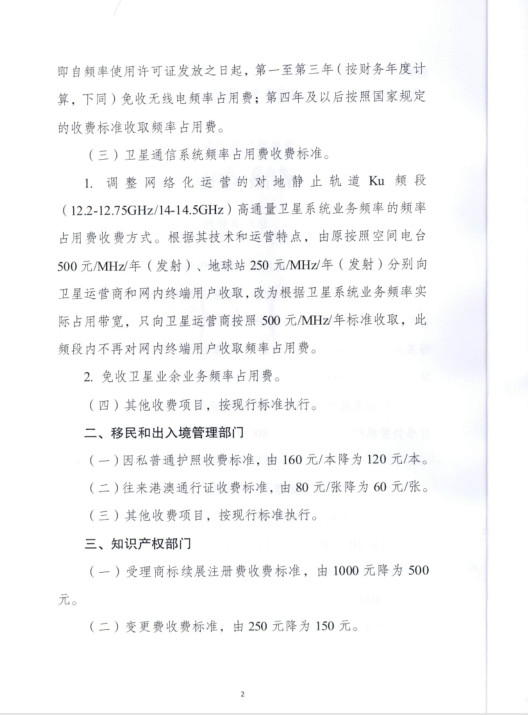 财政部 国家发改委：降低商标续展费、变更费等！（2019.7.1起施行）