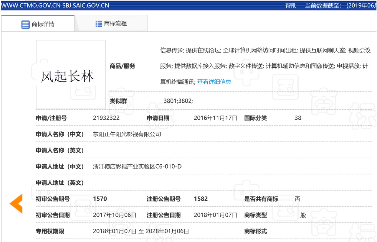 影视作品商标注册?看看正午阳光是怎么做的? 影视作品商标注册?看看正午阳光是怎么做的?