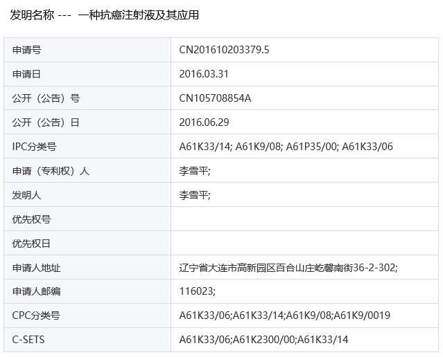 21天治愈癌症的专利发明被无效（附：无效决定书）