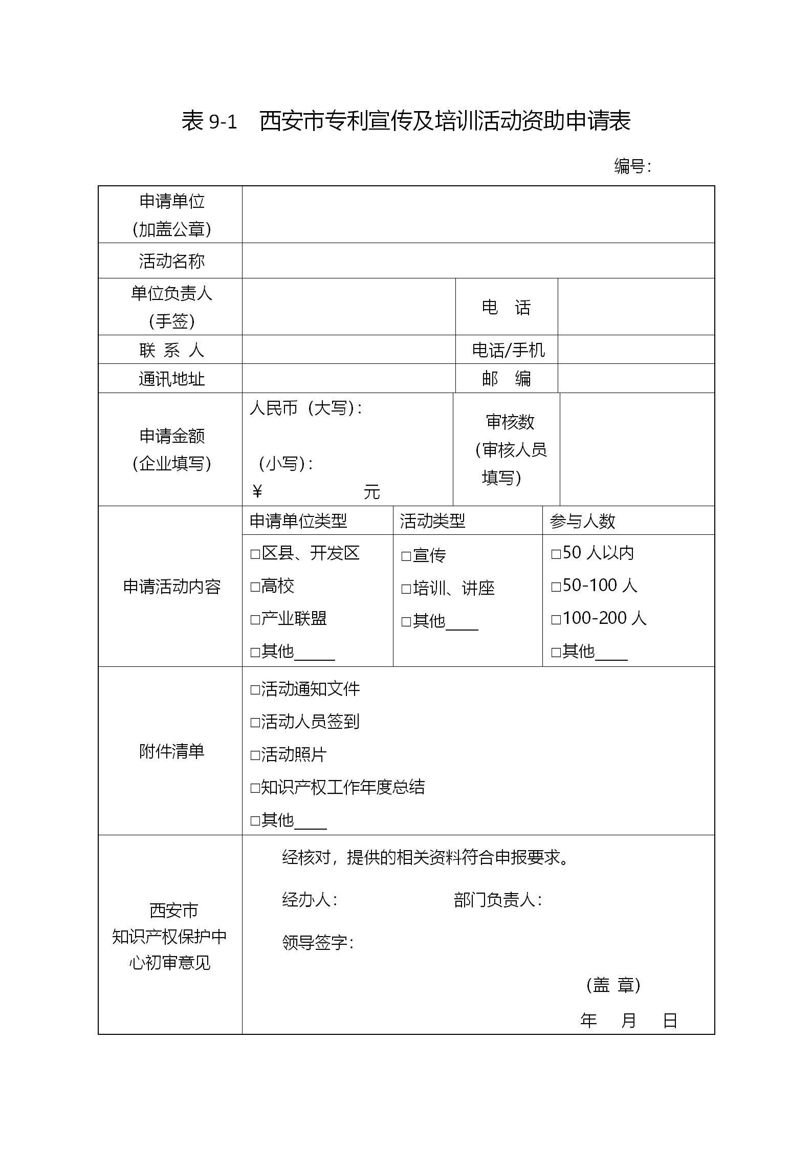 西安征集2018年度西安市专利资助（奖补）项目