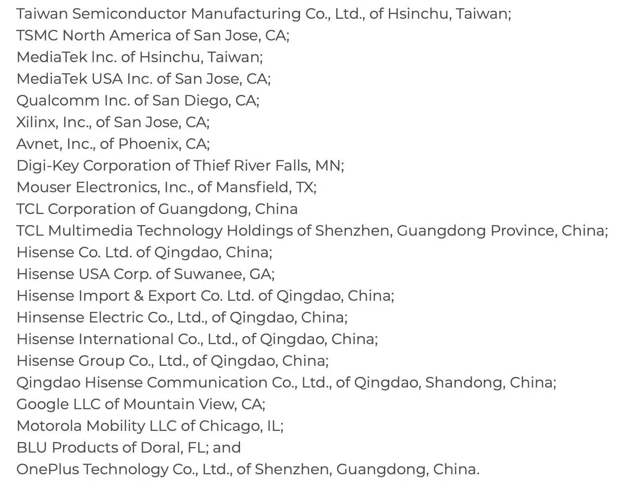 美国启动两起半导体337调查，源自格芯台积电专利纠纷