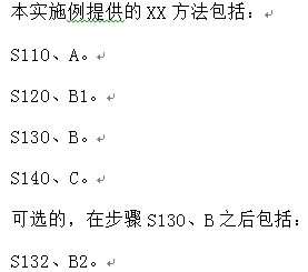 方法类新申请实施例的撰写