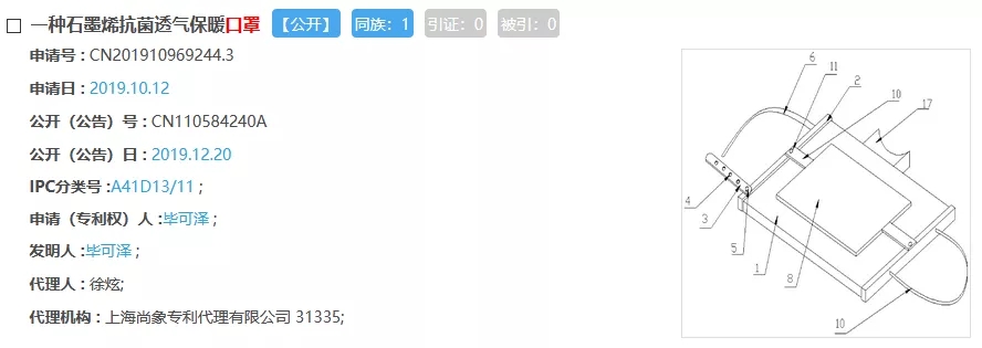 口罩又热销！有关的发明专利了解一下