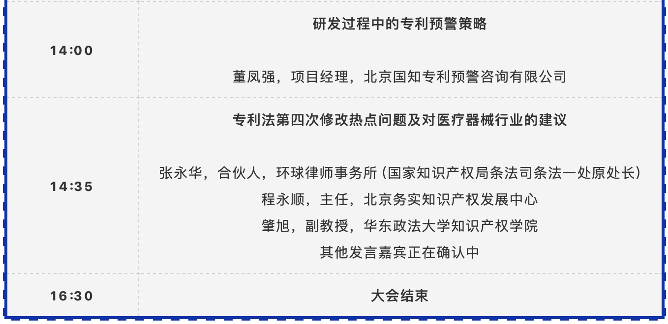 通知：中国医疗器械知识产权峰会2020将延期至6月5-6日举办！