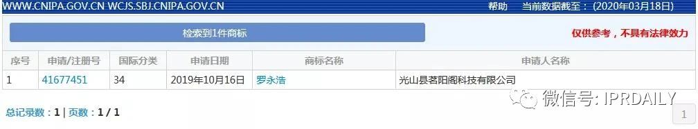 要做“带货一哥”的罗永浩，名字先被注册了商标？