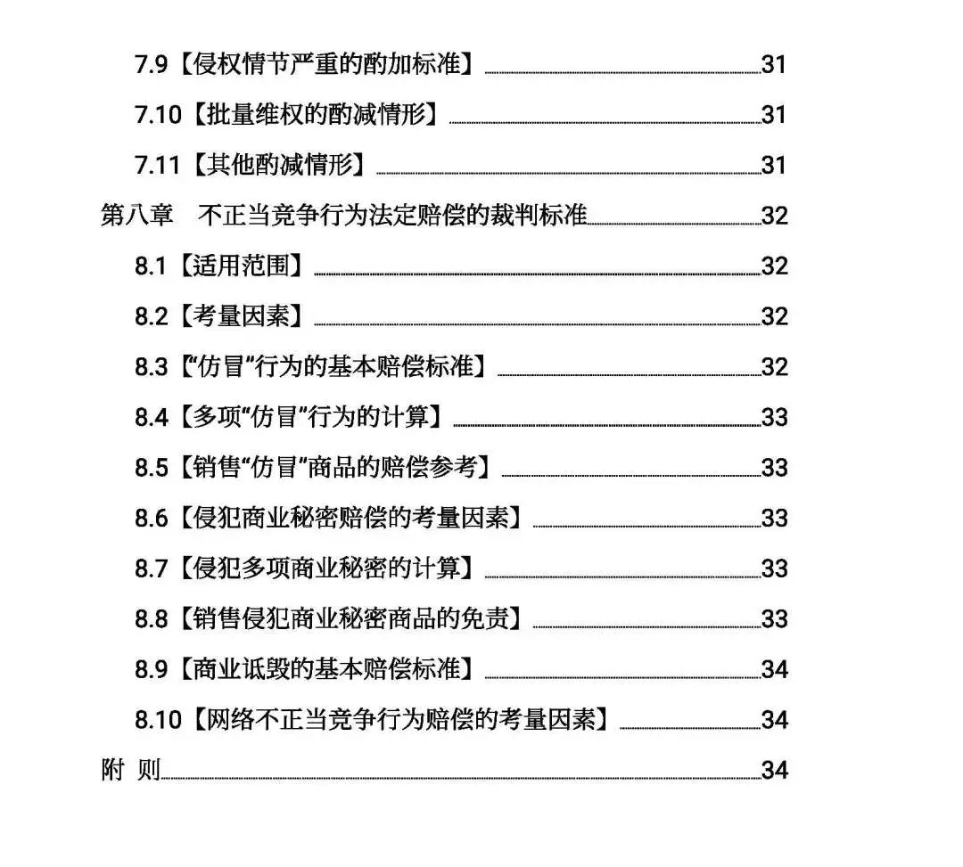 全文｜北京高院明确侵害知识产权案件赔偿裁判标准