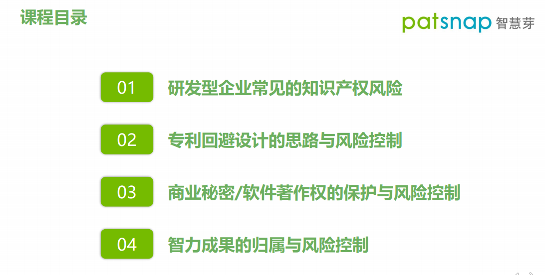 三节课全解"专利风险预警"，想摆脱底层执行成为Leader的人必学！