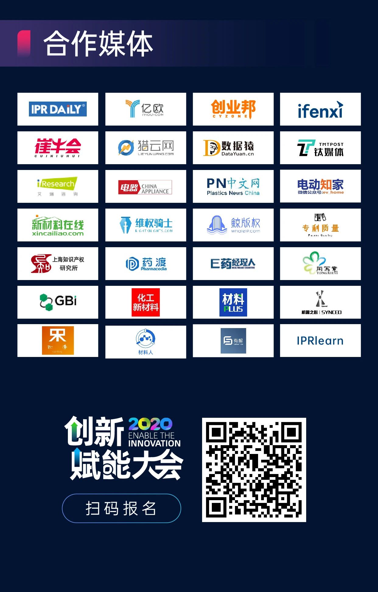 IBM/海尔/阿斯利康/微创医疗IP总齐聚上海，2020智慧芽创新赋能大会报名中！