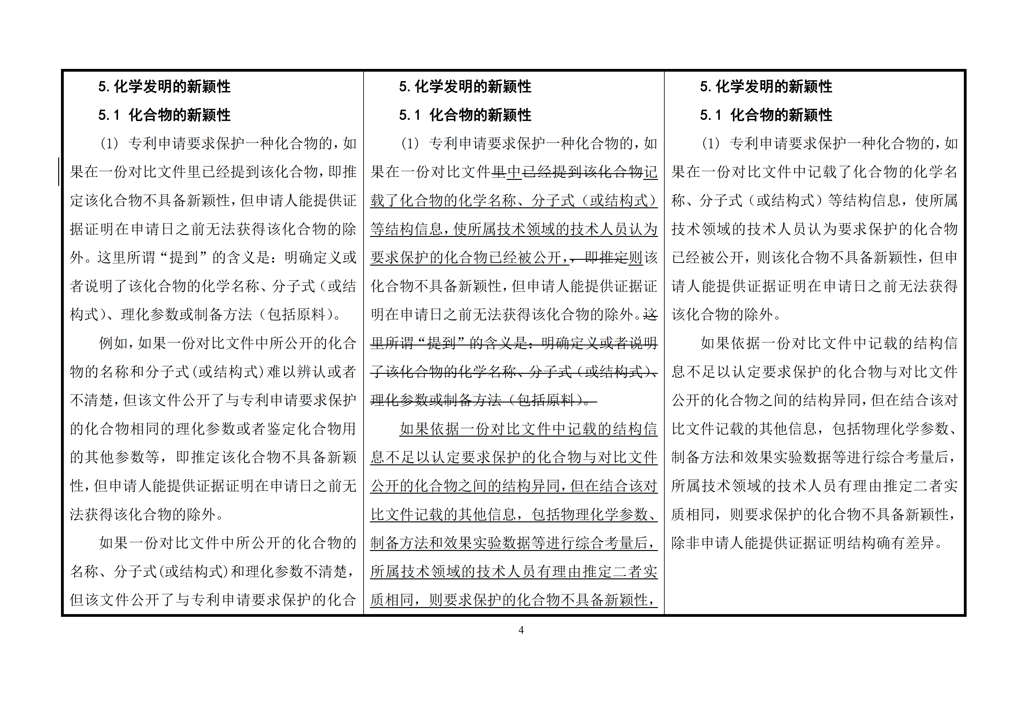 修改对照表｜国知局发布《专利审查指南修改草案》（第一批征求意见稿）全文