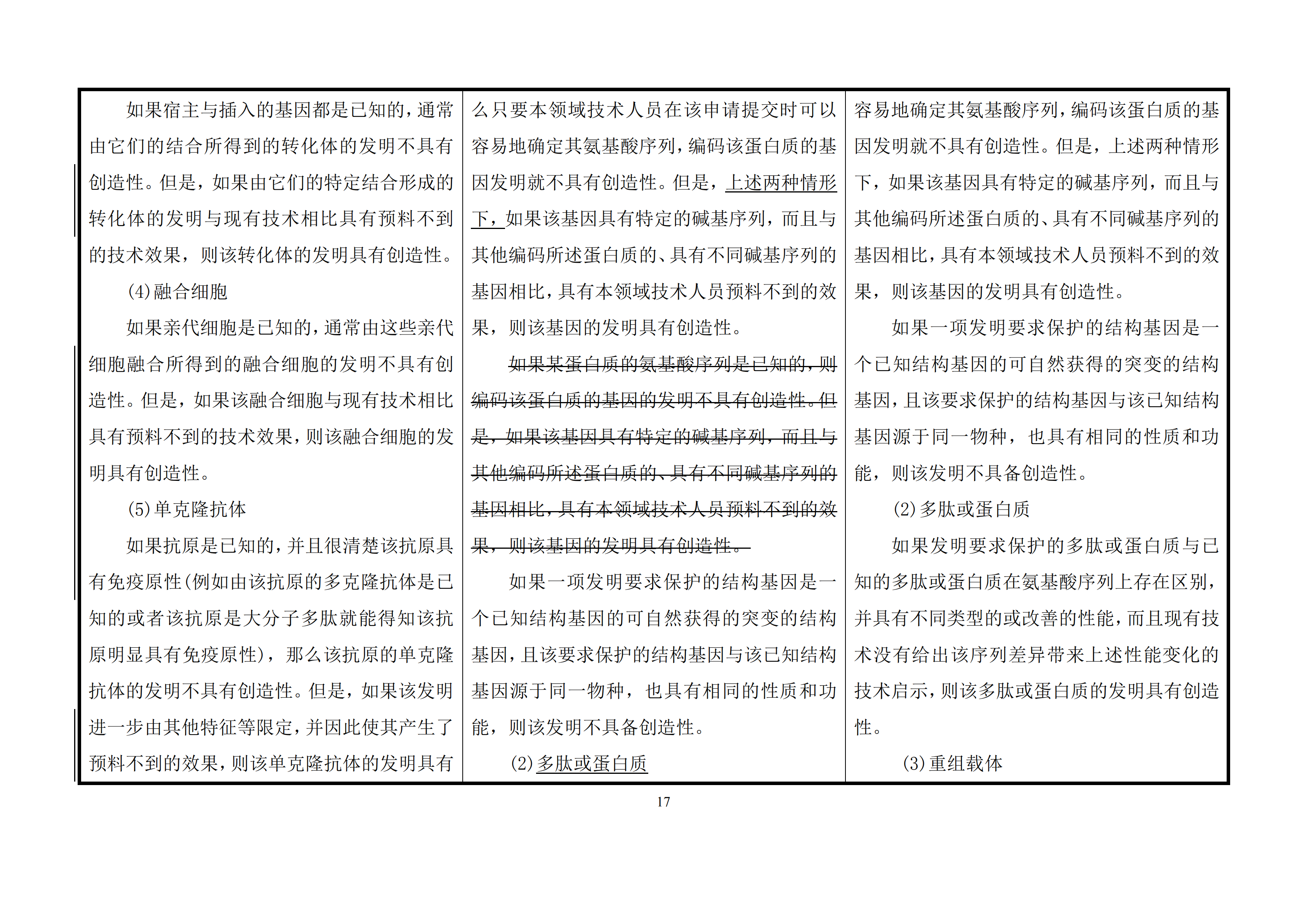 修改对照表｜国知局发布《专利审查指南修改草案》（第一批征求意见稿）全文