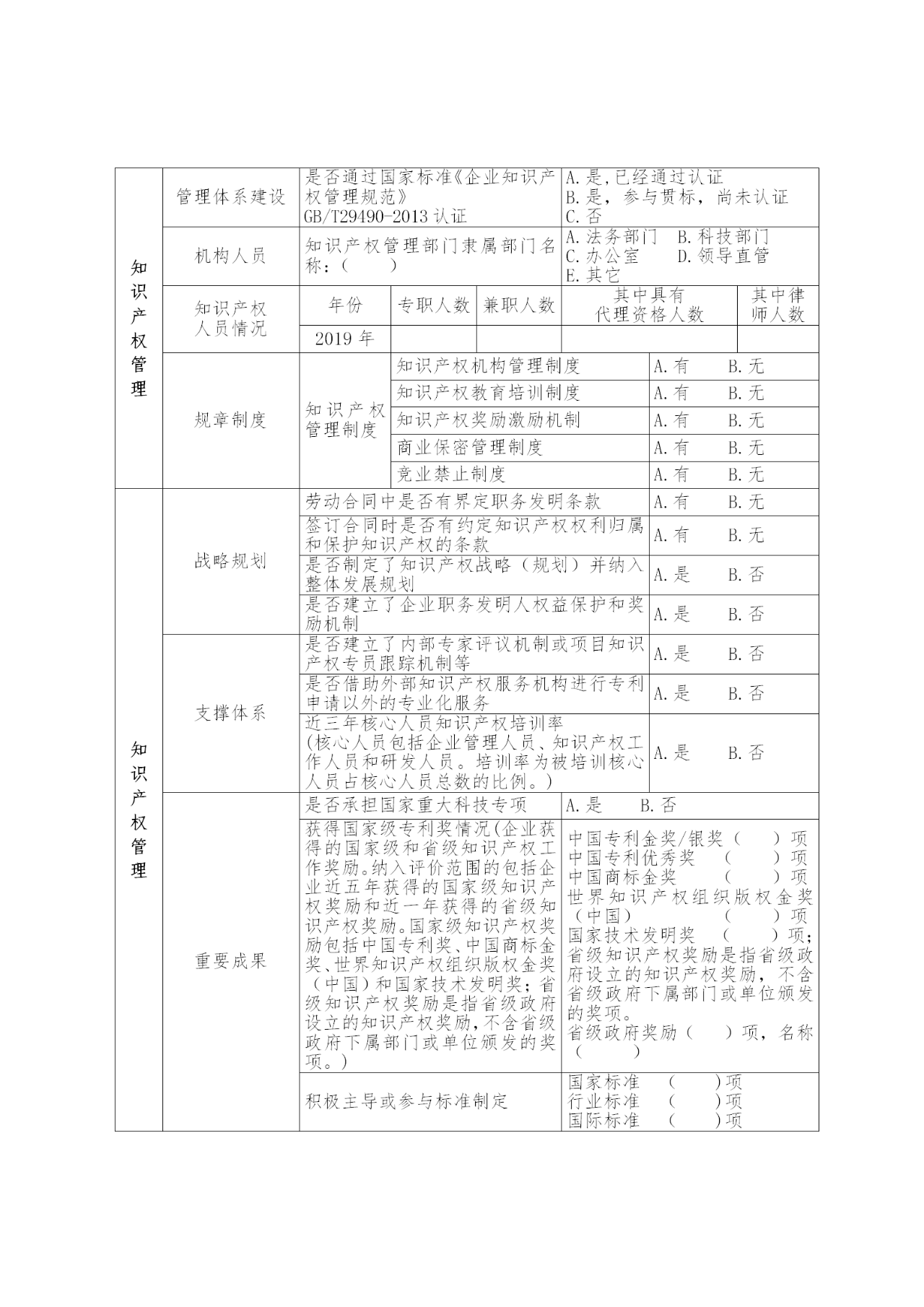 国家知识产权示范企业和优势企业典型案例征集遴选和年度考核工作开始！