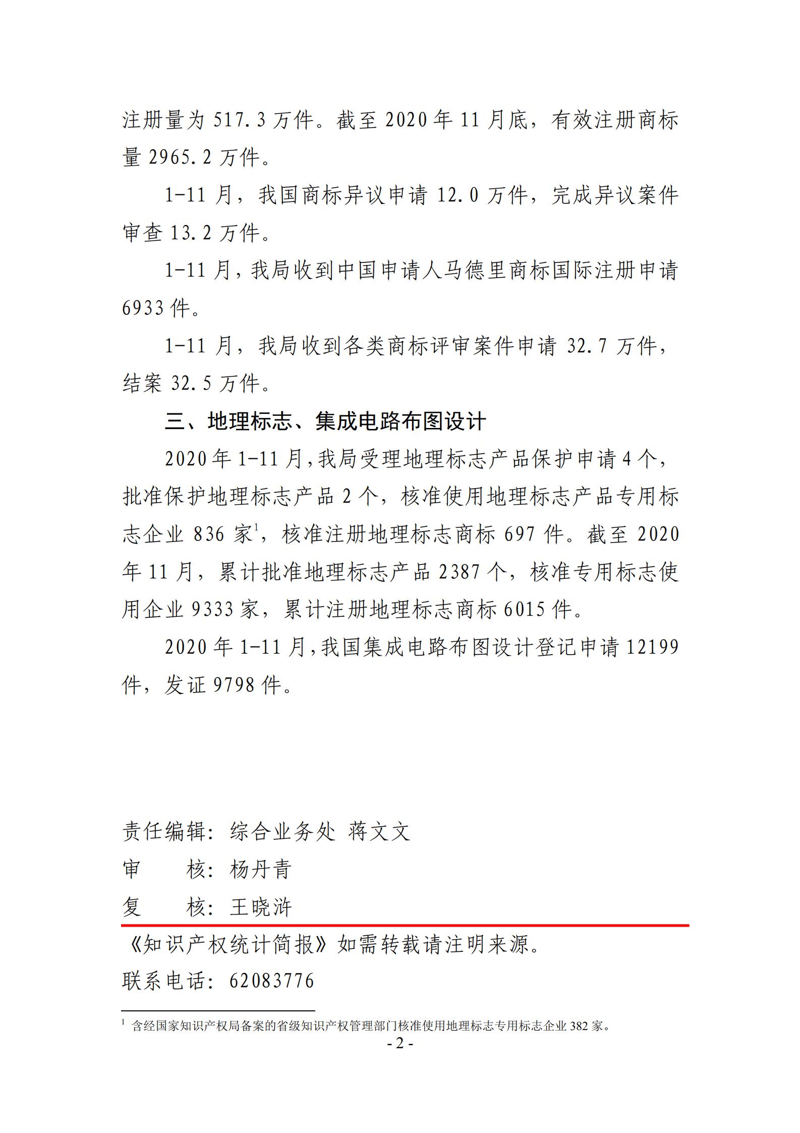 发明专利申请140.3万、商标申请量 840.9 万！国知局发布2020年1~11月「专利、商标、.......」统计数据