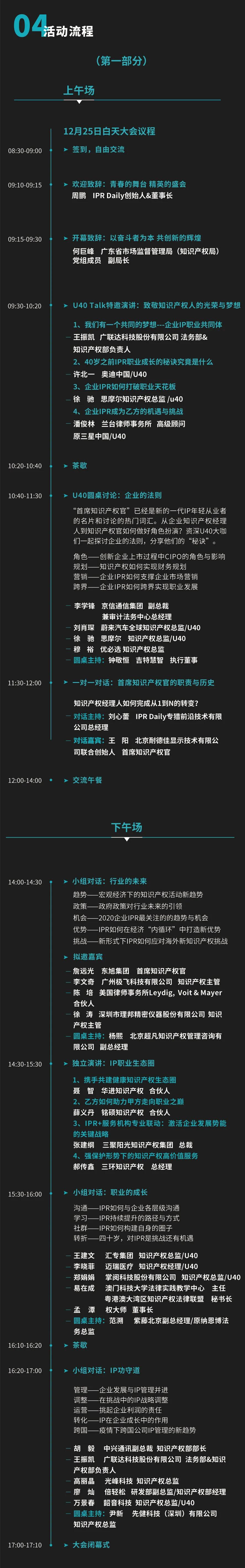 “2020首届未来知识产权官大会暨第二届中国40位40岁以下企业知识产权精英颁奖盛典”今日开启！