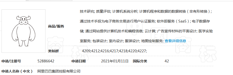 牛年商标牛牪犇了！多家公司申请注册“牛”商标