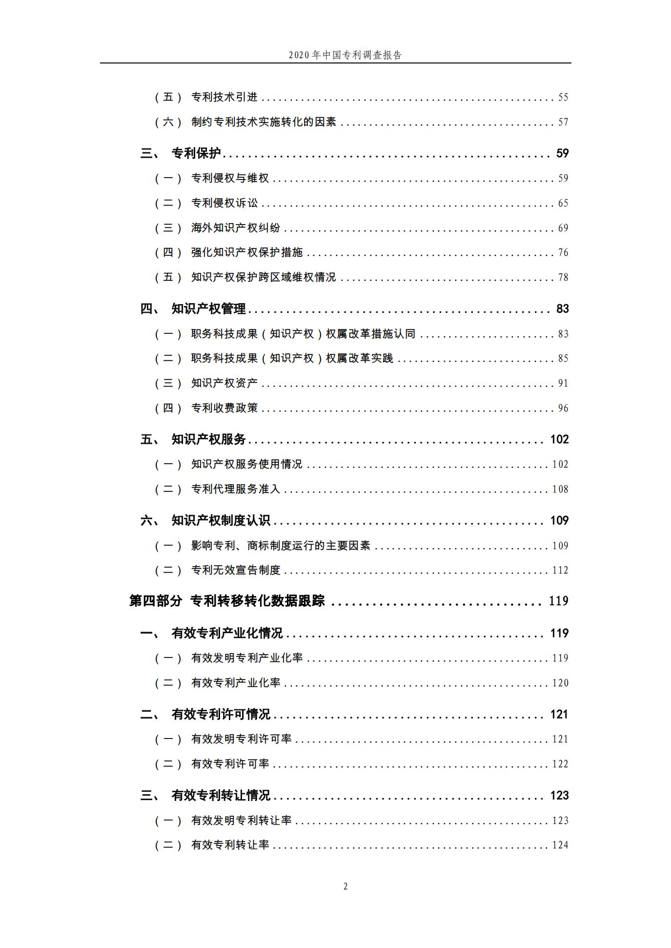 《2020年中国专利调查报告》全文发布