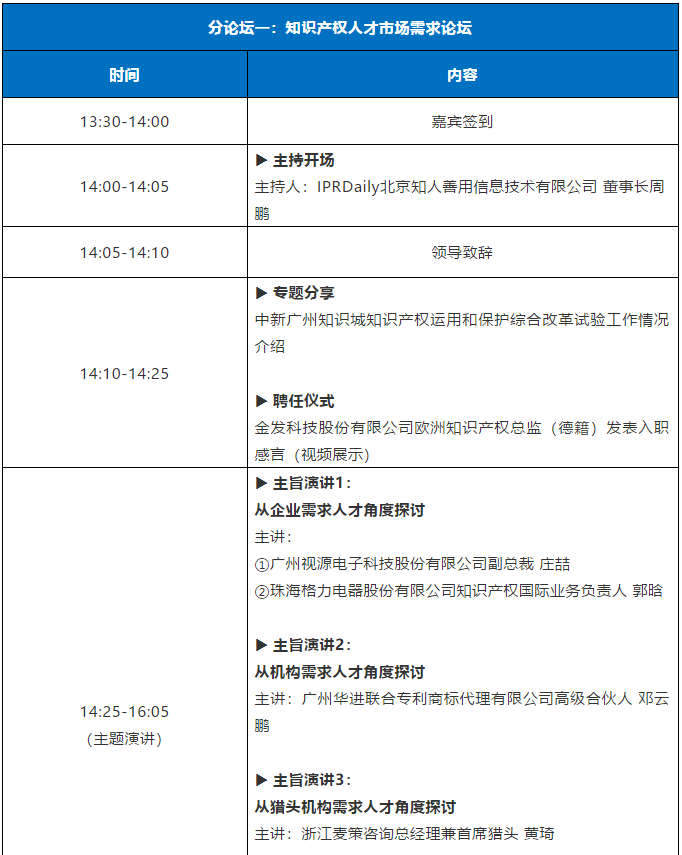 直播来了！粤港澳大湾区知识产权人才发展大会邀您观看