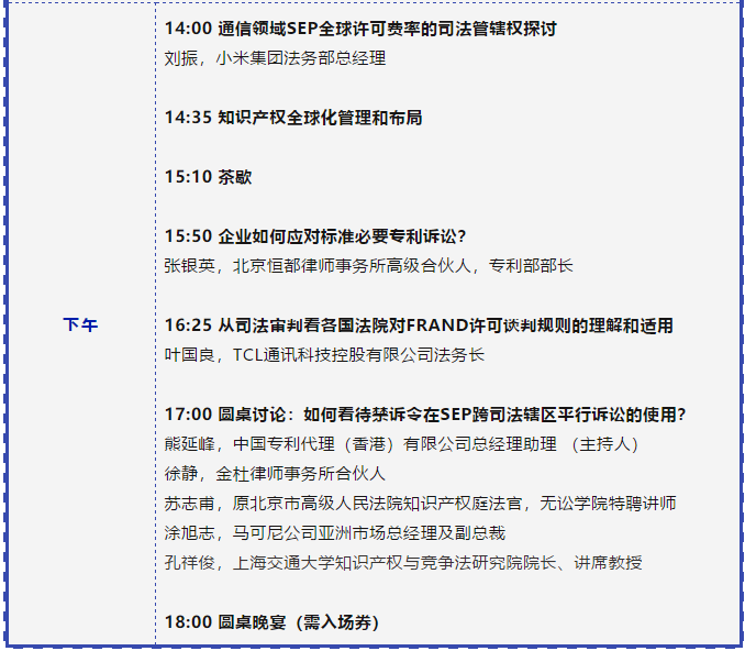 七月相聚上海 | 中国知识产权高峰论坛（CIPF）议程及部分出席嘉宾更新
