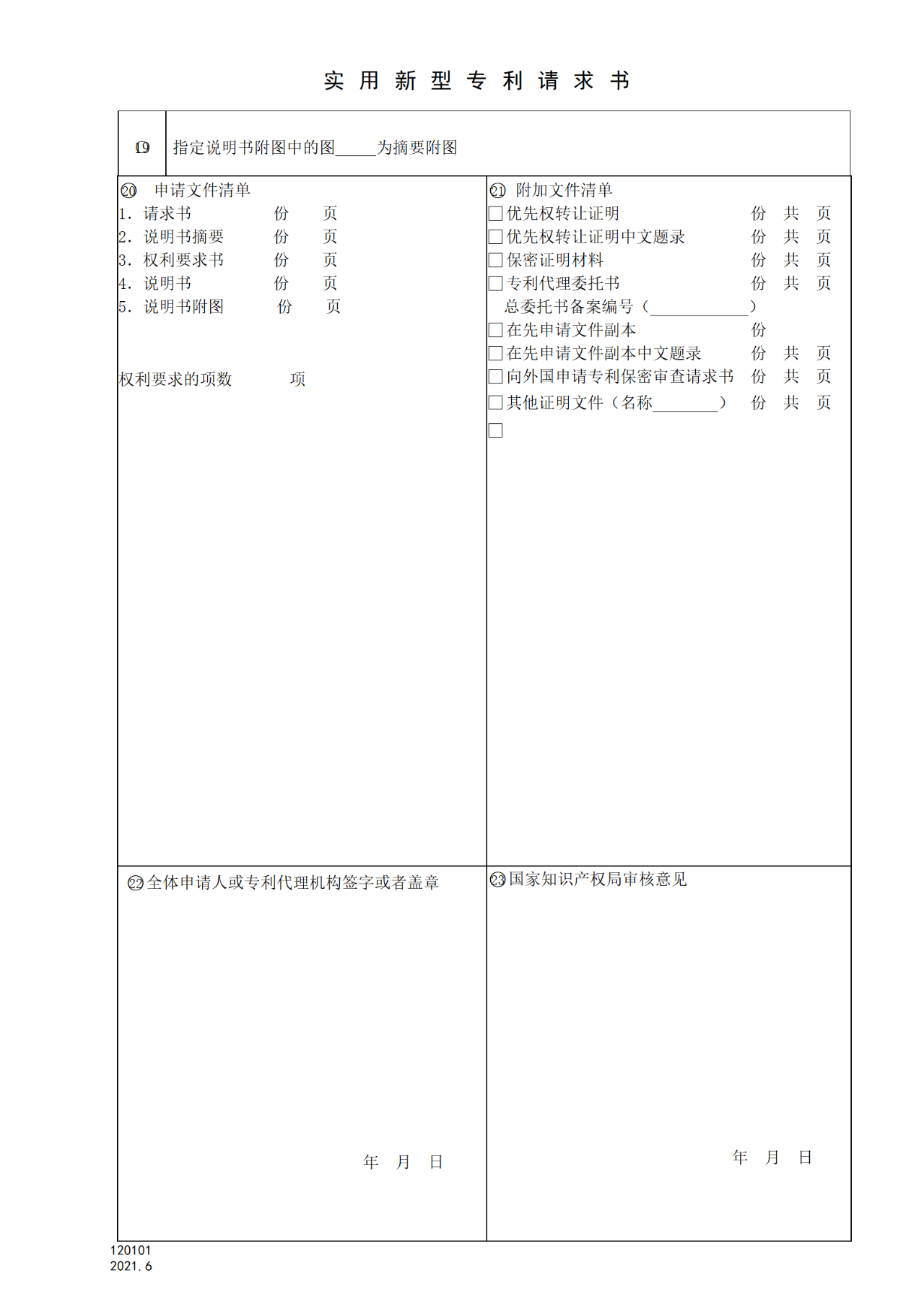 国知局：6月1日启用新专利法修改的17个表格