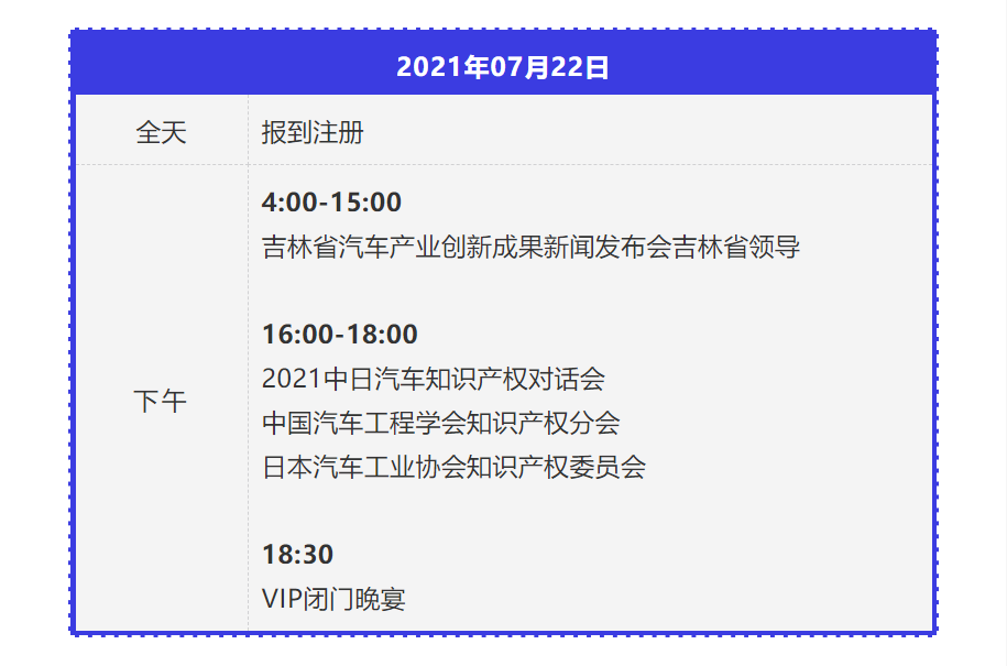 【重磅】2021中国汽车创新大会暨中国汽车知识产权年会详细日程新鲜出炉！