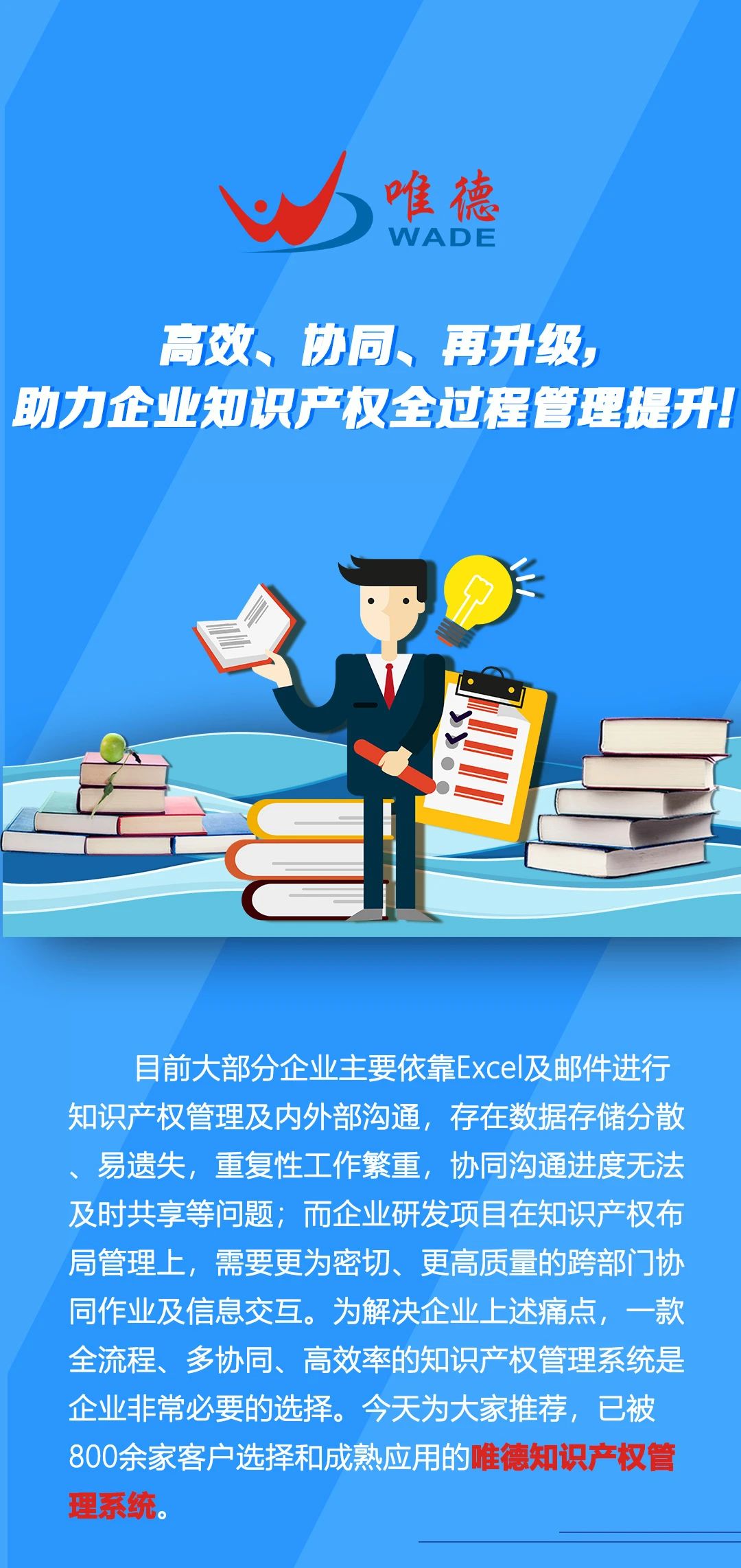 高效协同再升级，唯德助力企业知识产权全过程管理提升！