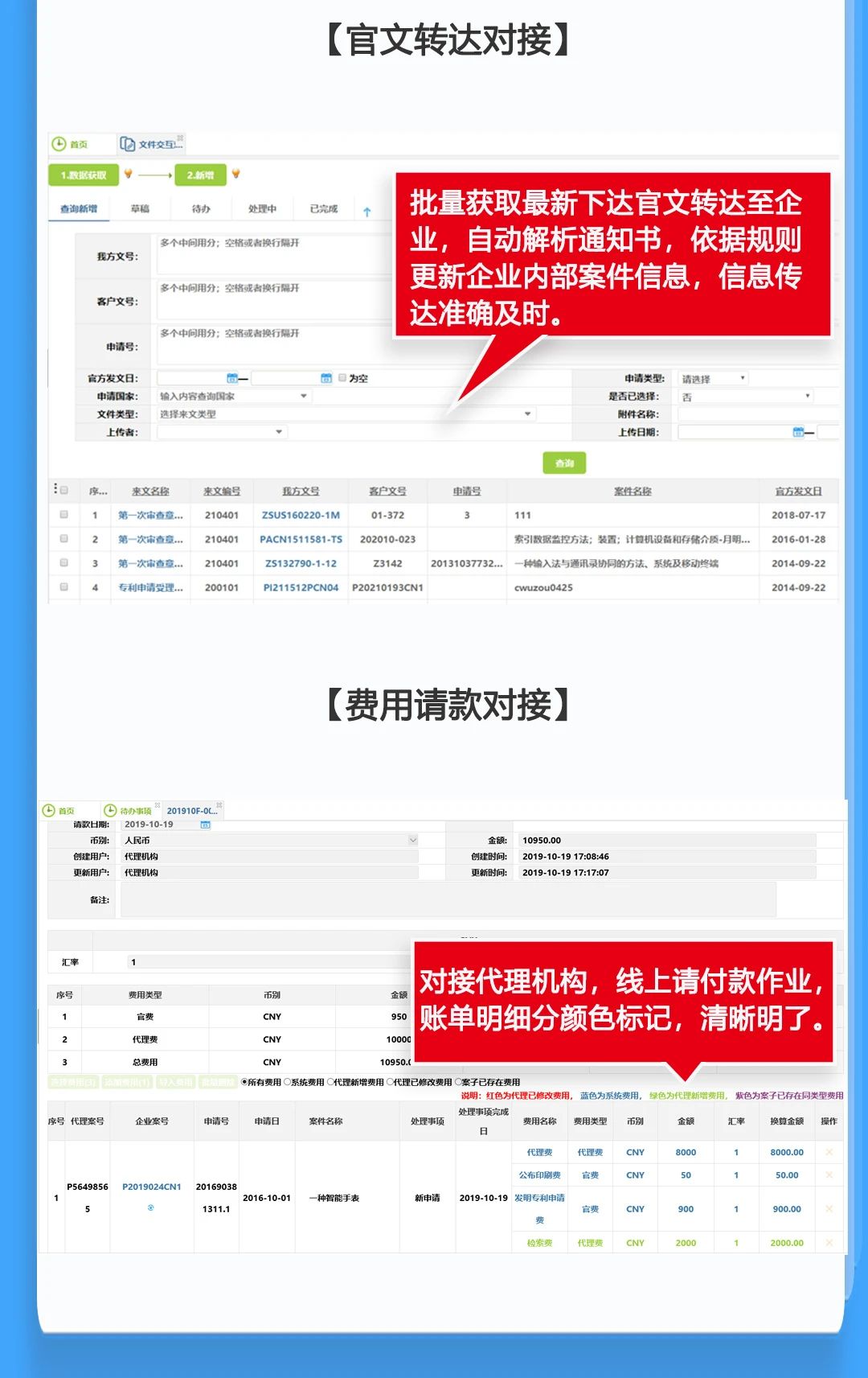 唯德企业与代理机构系统实现双向对接新模式，助力知识产权信息安全、高效、便捷交互！