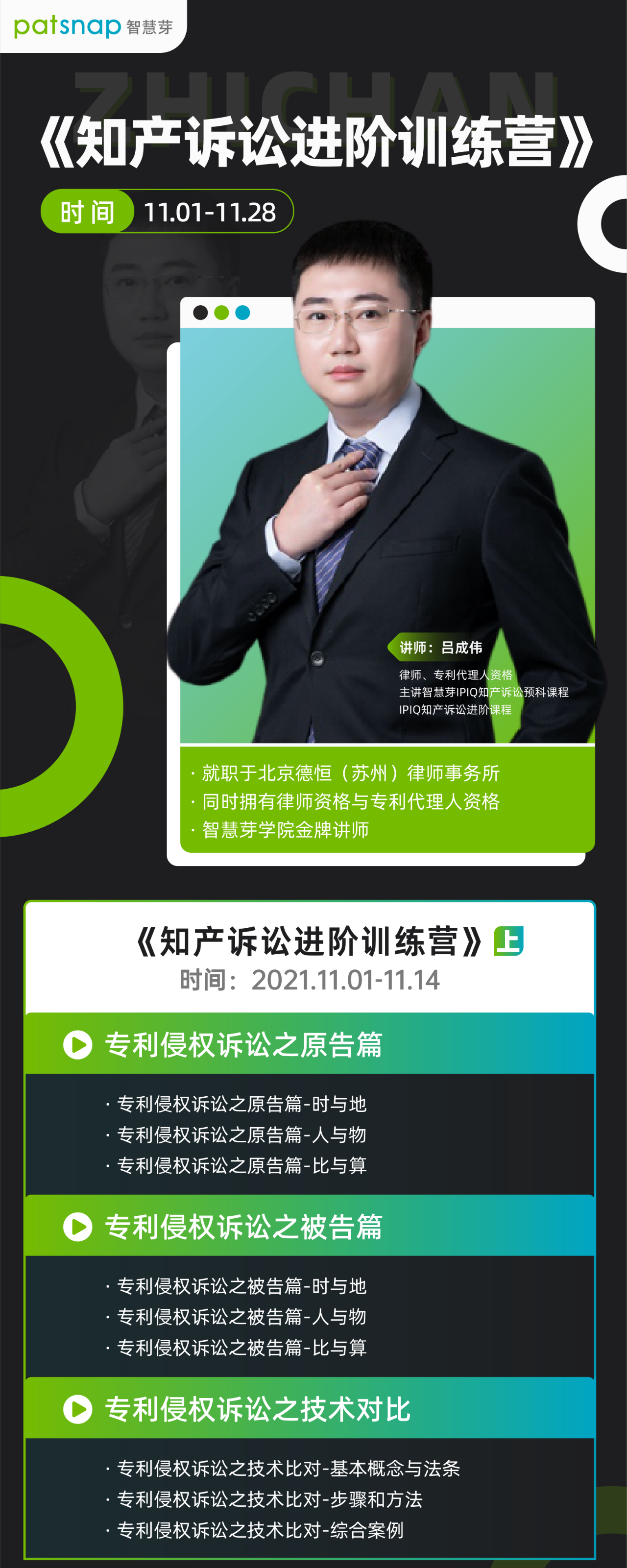 学完这16节课，看谁还敢叫你专利诉讼小白！