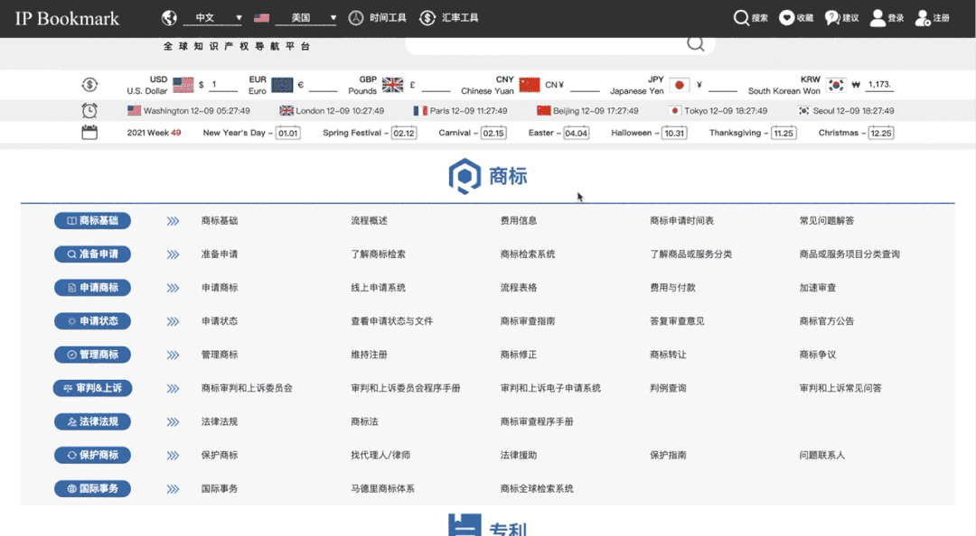 代理人的提效神器，全球知识产权导航平台IP Bookmark来袭！