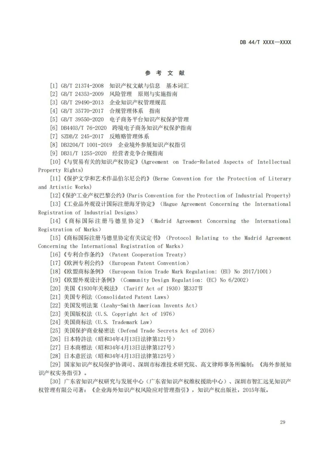 《企业知识产权国际合规管理规范（征求意见稿）》全文发布！