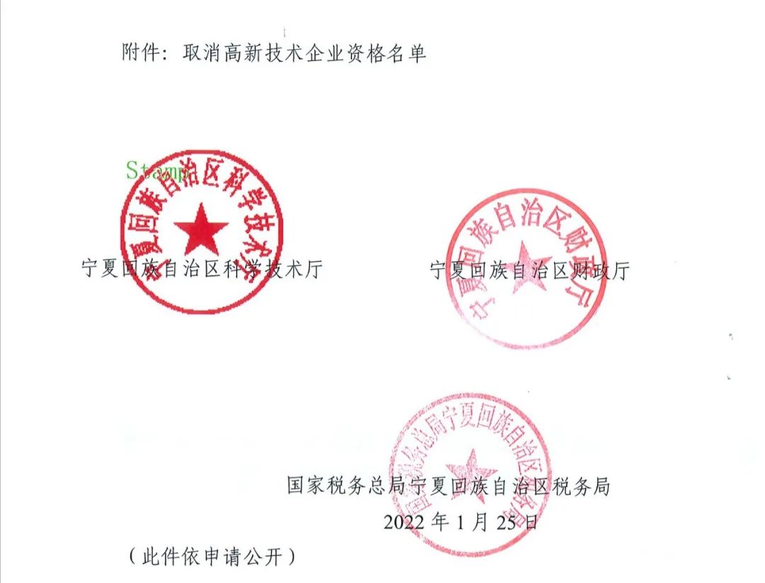 78家企业被取消企业高新技术资格！